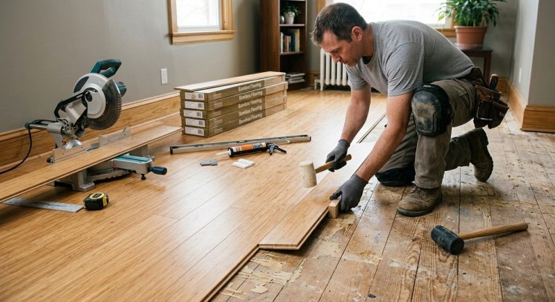 Bamboo Flooring Installation in Providence, RI