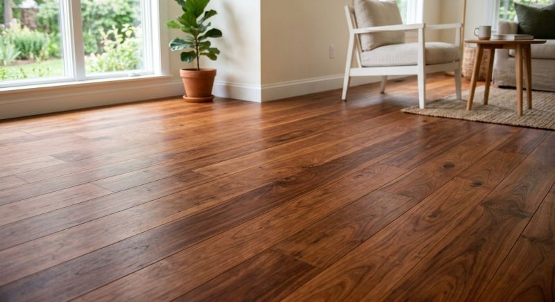 Cherry Floor Installation in Foxboro, MA