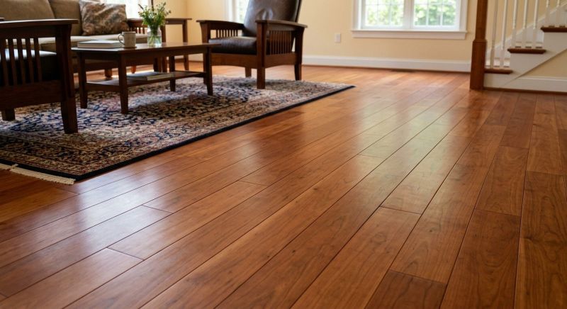 Cherry Floor Installation in Millis, MA