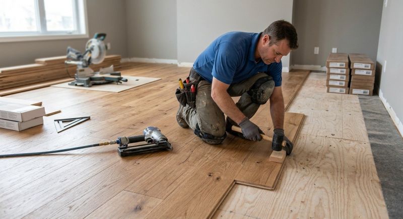 Hardwood Floor Installation in Exeter, RI