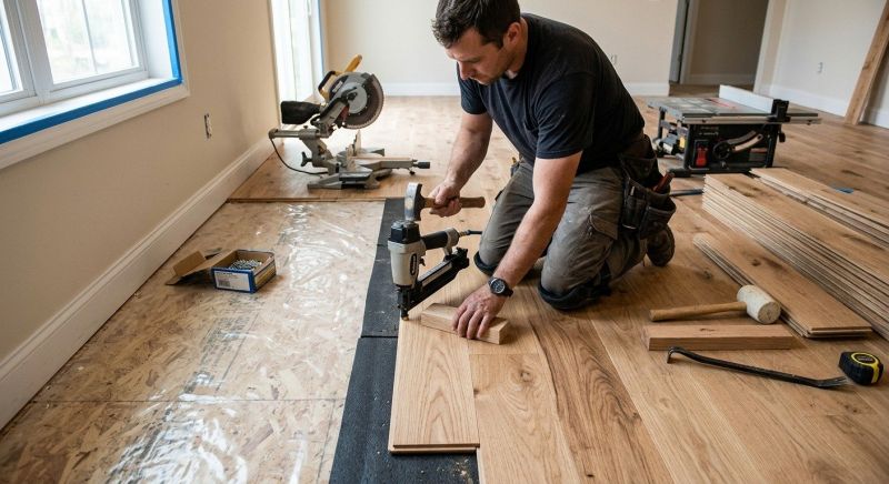 Hardwood Floor Installation in Riverside, RI