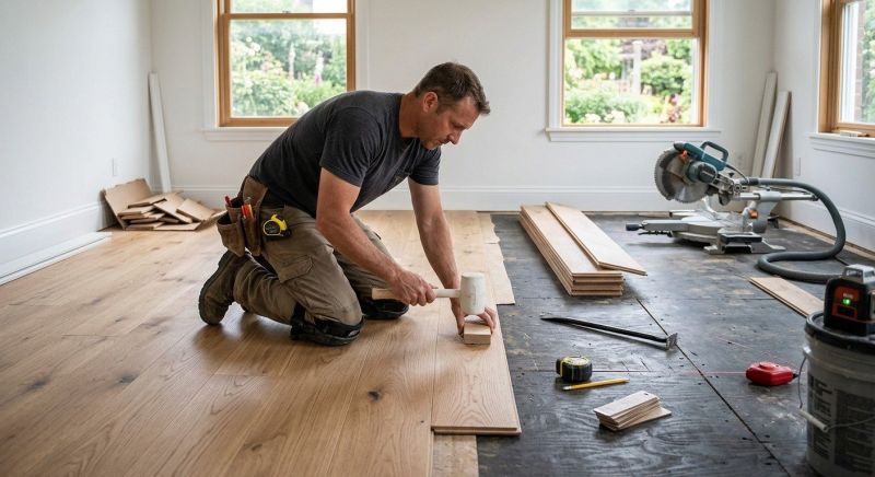 Hardwood Floor Installation in Thompson, CT