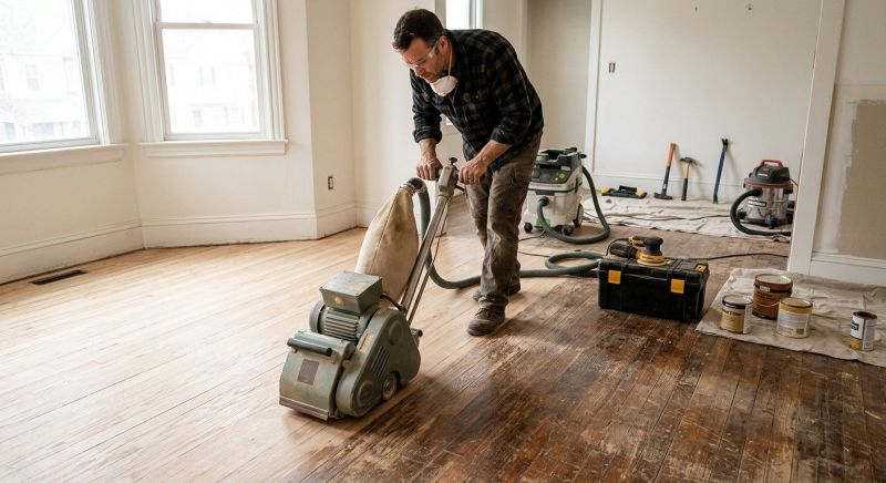 Hardwood Floor Renovation in Providence, RI