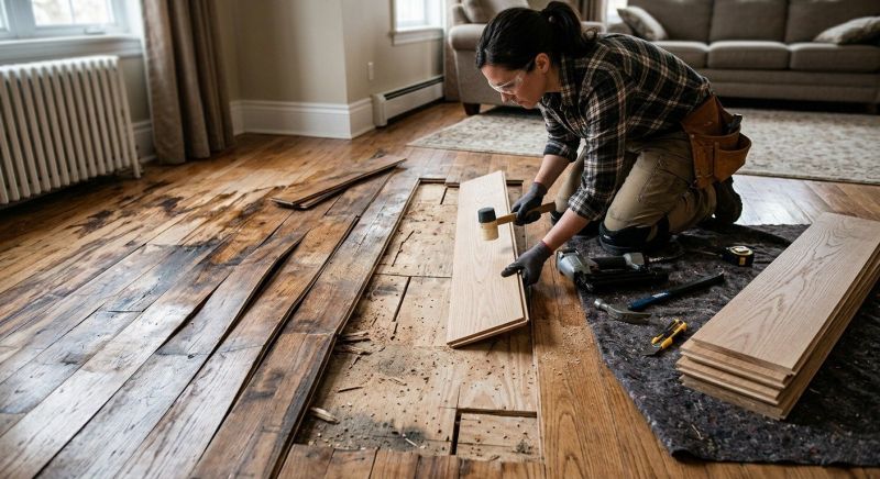 Hardwood Installation in South Easton, MA