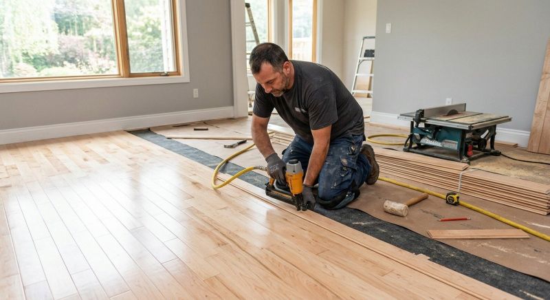 Maple Flooring Installation in Johnston, RI
