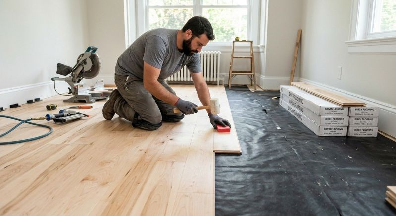 Maple Flooring Installation in Johnston, RI