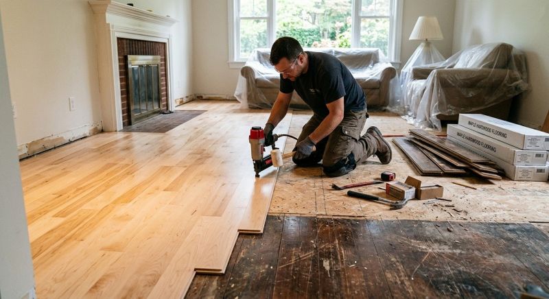 Maple Flooring Installation in Thompson, CT