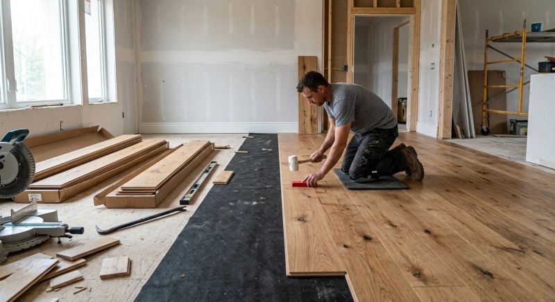 Plank Floor Installation in Providence, RI