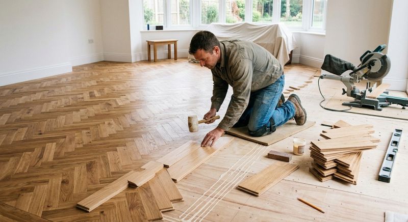 Wide Plank Floor Installation in Providence, RI