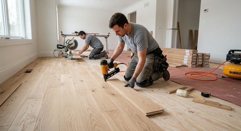 Wood Floor Replacement in Bristol, RI