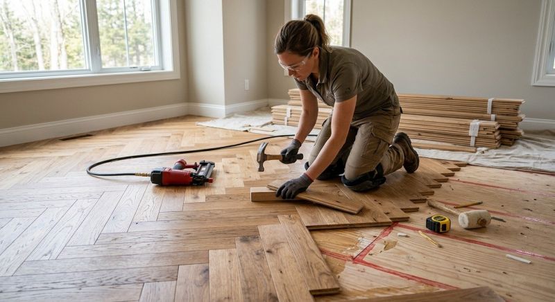 Wood Flooring Installation in Mansfield, MA