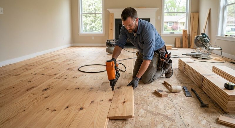 Wood Flooring Installation in Westport, MA